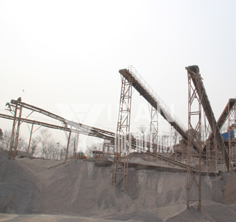 石料生產(chǎn)線生產(chǎn)現(xiàn)場