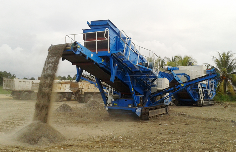 履帶式移動(dòng)破碎站 履帶式移動(dòng)破碎站